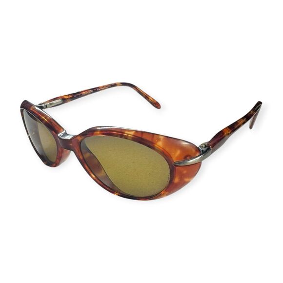 Maui Jim MJ-147-10 Oval Polarized Sunglasses Dark Brown Tortoise Frames Japan main image 4